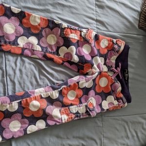 Mini boden girls flower pants